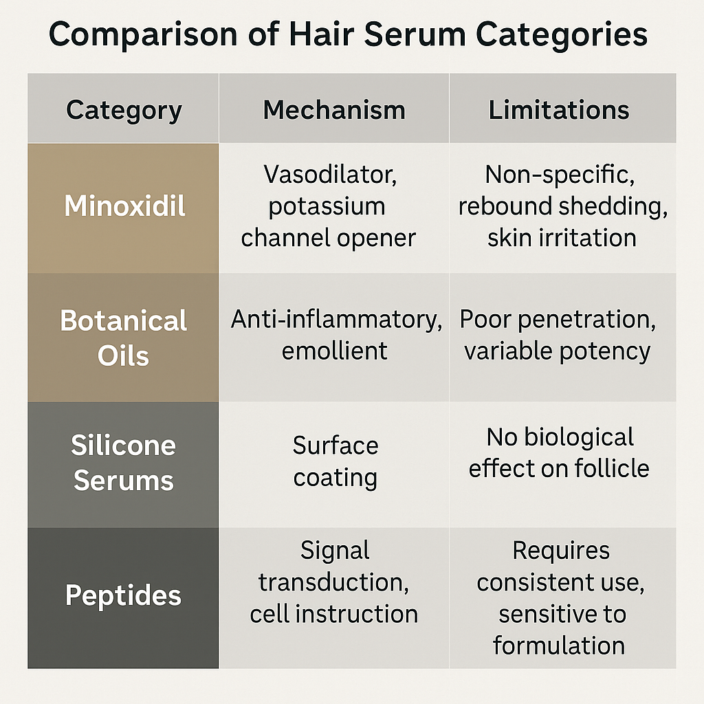 Comparison of Traditional Serums vs Peptides