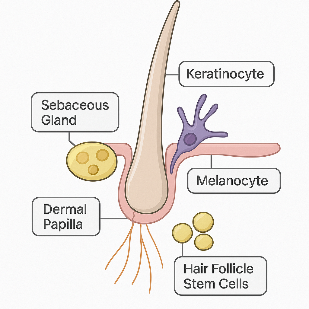 Follicle Cell Activity Illustration