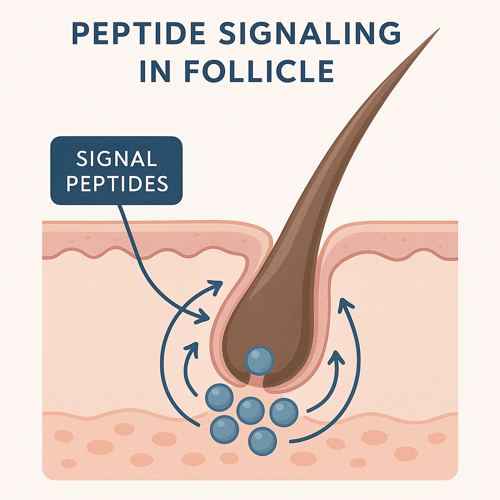 Peptide signaling in follicle
