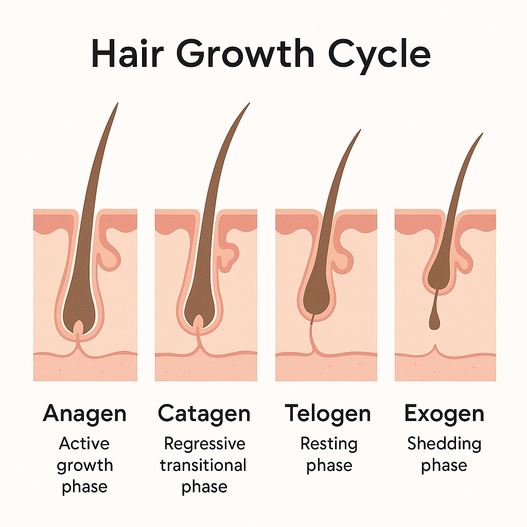Hair Growth Cycle Diagram