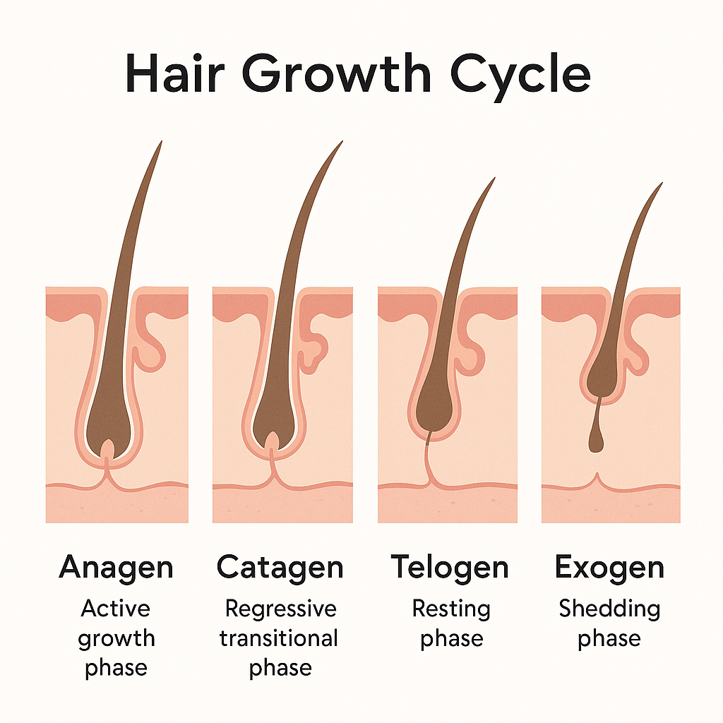 Hair Growth Cycle Diagram